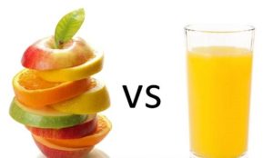 Fruit Juice VS Whole Fruit